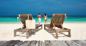 Honeymoon planning, Roy's Travel in Stow, honeymoon, vacation, beach, sunny, sand, ocean, beach side, blue skies, tropical,